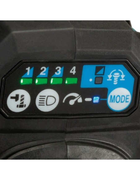 Makita Tw008Gm201 Wkrętak Zasilany/Zakrętark Udarowy Czarny, Niebieski