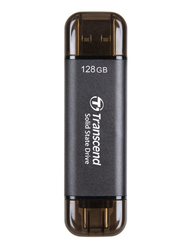 Transcend Esd310C Technologia Thunderbolt 128 Gb Usb Type-A / Usb Type-C Usb 3.2 Gen 2X2 Czarny