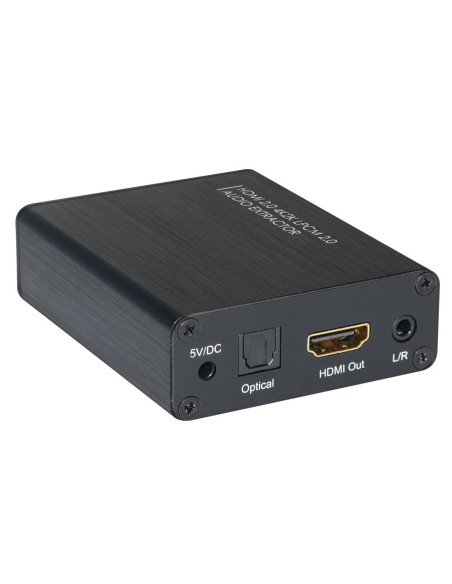 Techly Idata Hdmi-Ea4K Konwerter Plików Audio Czarny