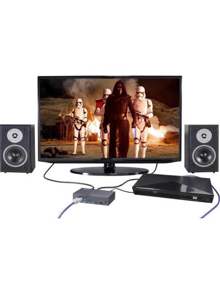 Techly Idata Hdmi-Ea4K Konwerter Plików Audio Czarny