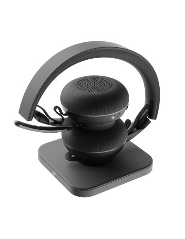 Logitech Zone Zestaw Słuchawkowy Bezprzewodowy Opaska Na Głowę Biuro/Centrum Telefoniczne Bluetooth Grafitowy