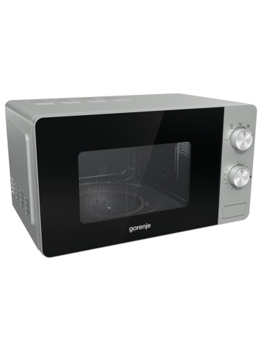 Gorenje Mo20E1S Czarny, Stal Nierdzewna Mikrofalówka Solo Poza Zakresem 20 L 800 W