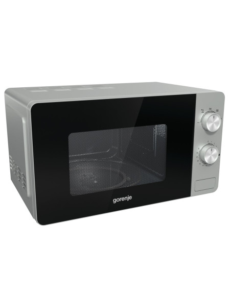 Gorenje Mo20E1S Czarny, Stal Nierdzewna Mikrofalówka Solo Poza Zakresem 20 L 800 W