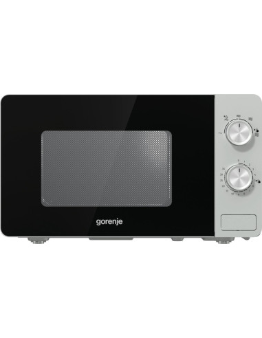 Gorenje Mo20E1S Czarny, Stal Nierdzewna Mikrofalówka Solo Poza Zakresem 20 L 800 W