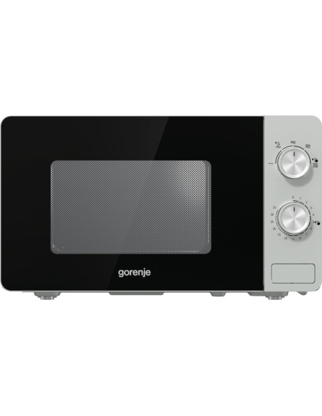 Gorenje Mo20E1S Czarny, Stal Nierdzewna Mikrofalówka Solo Poza Zakresem 20 L 800 W