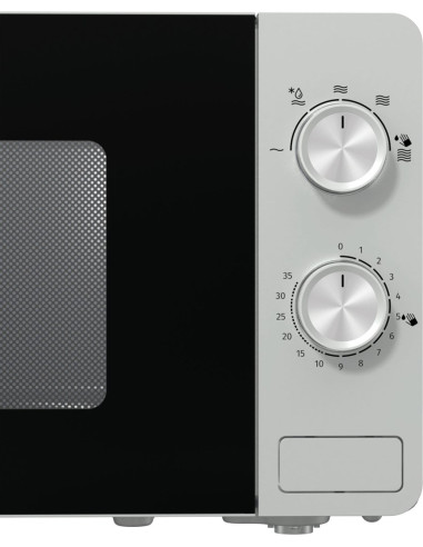 Gorenje Mo20E1S Czarny, Stal Nierdzewna Mikrofalówka Solo Poza Zakresem 20 L 800 W