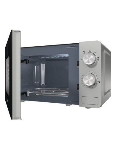 Gorenje Mo20E1S Czarny, Stal Nierdzewna Mikrofalówka Solo Poza Zakresem 20 L 800 W