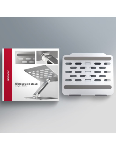 Axagon Stnd-Lq Stojak Na Laptop Podstawka Na Notebooka Szary 40,6 Cm (16")