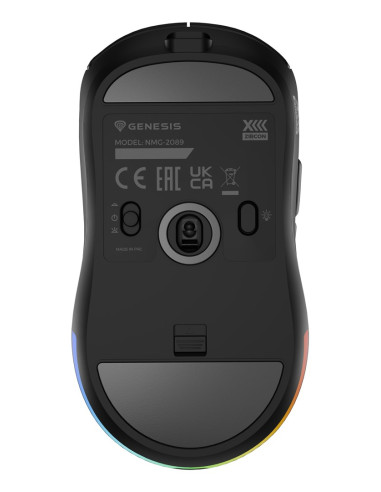Genesis Zircon Xiii Myszka Gaming Oburęczny Rf Wireless + Usb Type-C Optyczny 26000 Dpi