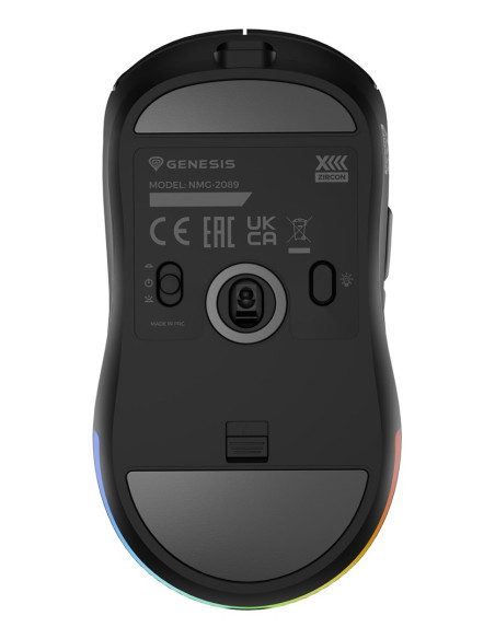 Genesis Zircon Xiii Myszka Gaming Oburęczny Rf Wireless + Usb Type-C Optyczny 26000 Dpi