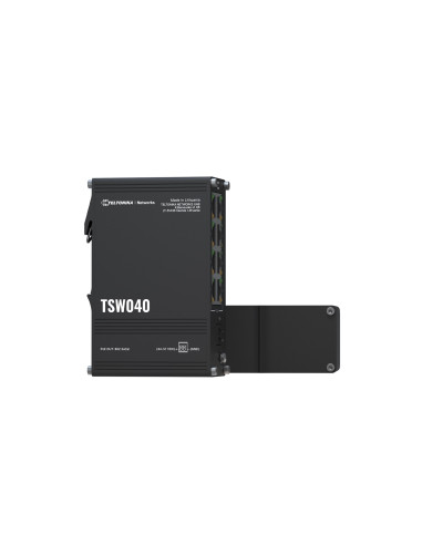 Teltonika Networks Tsw040 8-Port Poe+ Switch Nie Zarządzany Fast Ethernet (10/100) Obsługa Poe Czarny