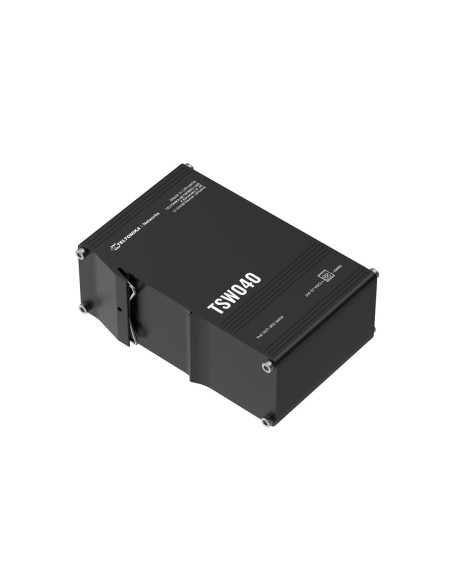 Teltonika Networks Tsw040 8-Port Poe+ Switch Nie Zarządzany Fast Ethernet (10/100) Obsługa Poe Czarny