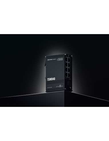 Teltonika Networks Tsw040 8-Port Poe+ Switch Nie Zarządzany Fast Ethernet (10/100) Obsługa Poe Czarny
