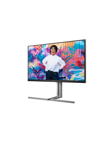 Aoc U32U3Cv Monitor Komputerowy 80 Cm (31.5") 3840 X 2160 Px 4K Ultra Hd Lcd Czarny
