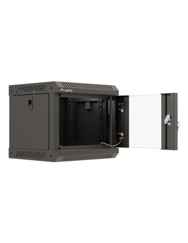 Lanberg Wf11-3304-10B Stojak 4U Szafa Wisząca Czarny