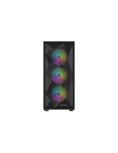 Natec Obudowa Gamingowa Genesis Diaxid 605 Argb Midi Tower Usb-C Z Oknem Czarna