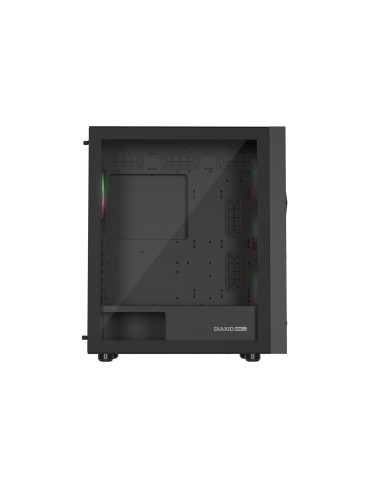 Natec Obudowa Gamingowa Genesis Diaxid 605 Argb Midi Tower Usb-C Z Oknem Czarna