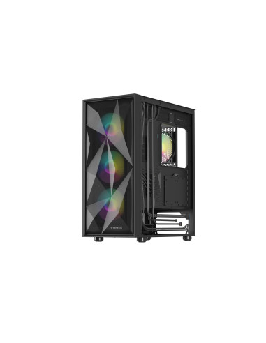 Natec Obudowa Gamingowa Genesis Diaxid 605 Argb Midi Tower Usb-C Z Oknem Czarna