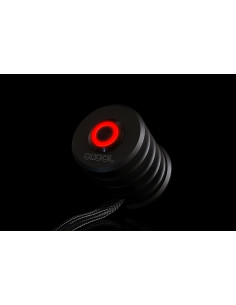 Alphacool Przycisk Zasilania Z Przyciskiem 19Mm Podświetlany Na Czerwono - Głęboka Czerń 2