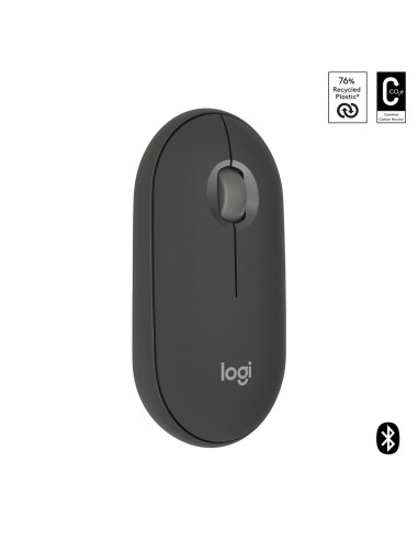 Logitech Pebble 2 M350S Myszka Podróżniczy Oburęczny Rf Wireless + Bluetooth Optyczny 4000 Dpi