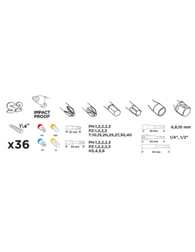 Graphite 56H560 Końcówka Wkrętakowa