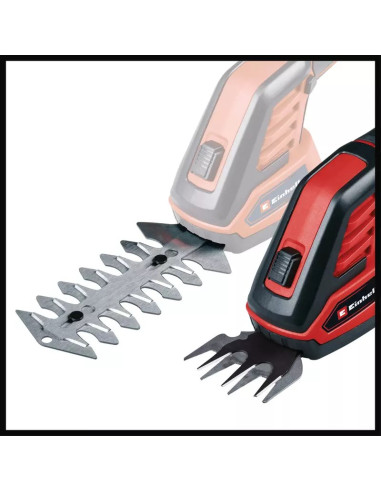 Einhell Gc-Cg 3,6/70 Li Akumulatorowe Nożyce Do Trawy 7 Cm 3,6 V Litowo-Jonowa (Li-Ion) Aluminium, Czarny, Czerwony