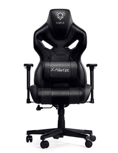 Fotel Gamingowy Diablo X-Fighter Fotel Czarno-Czarny