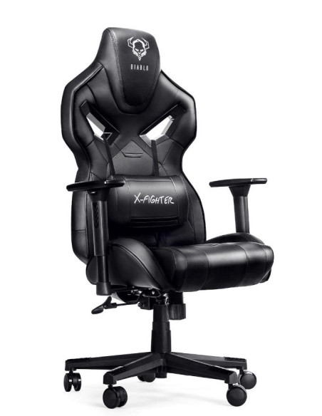 Fotel Gamingowy Diablo X-Fighter Fotel Czarno-Czarny