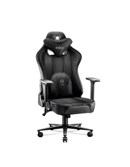 Fotel Gamingowy Diablo X-Player 2.0 Normal Fotel Czarno-Czarny