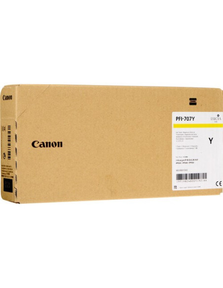 Canon Pfi-707Y Nabój Z Tuszem Oryginalny Żółty
