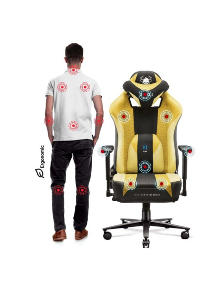 Fotel Gamingowy Diablo X-Player 2.0 Dark Sunflower King Fotel