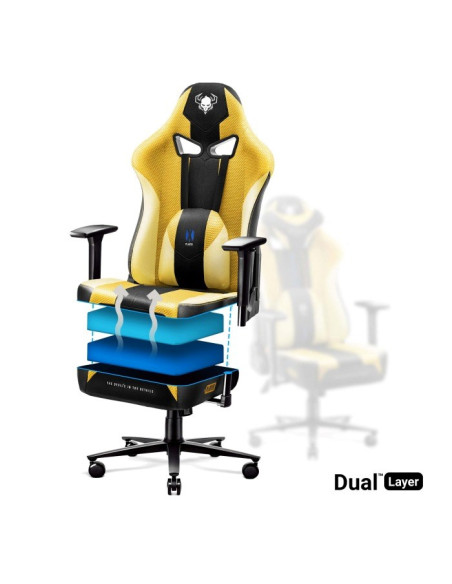 Fotel Gamingowy Diablo X-Player 2.0 Dark Sunflower King Fotel