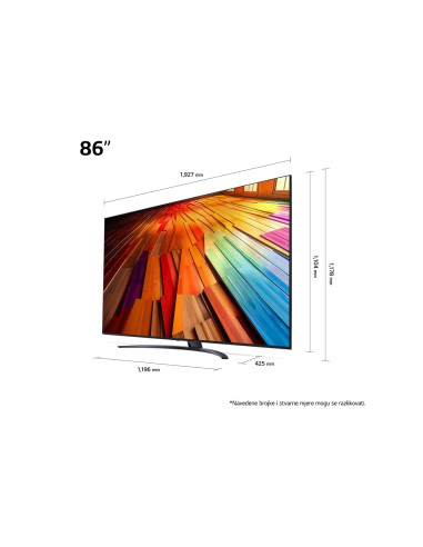 Telewizor 86" Lg 86Ut81003La