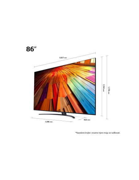 Telewizor 86" Lg 86Ut81003La
