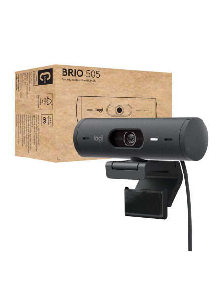 Logitech Brio 505 Kamera Internetowa 4 Mp 1920 X 1080 Px Usb Czarny