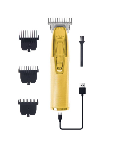 Trymer Adler Ad 2836G Złoty Usb