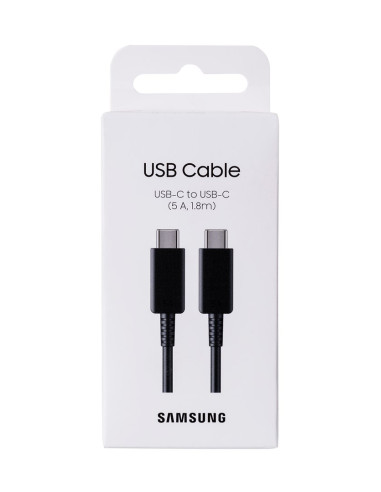 Kabel Samsung Ep-Dx510Jb Usb-C/Usb-C 1,8M 5A, Czarny