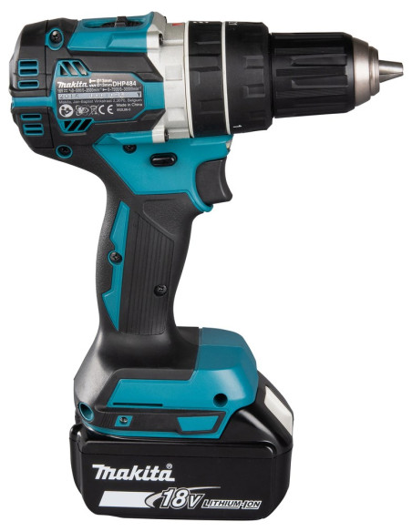 Makita Dhp484 2000 Rpm Czarny, Niebieski