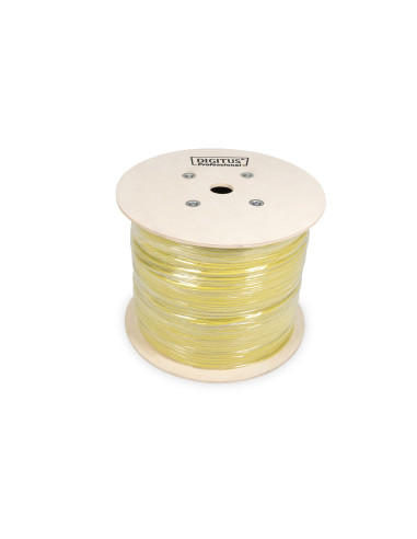 Digitus Kabel Instalacyjny Kat.7A, S/Ftp, Dca-S1A D1 A1, Awg 22/1, Lsoh, 1000M, Żółty, Szpula