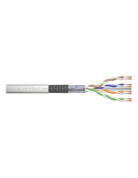 Digitus Kabel Typu Linka Kat.6, Sf/Utp, Awg 26/7, Lsoh, 100M, Szary, Karton