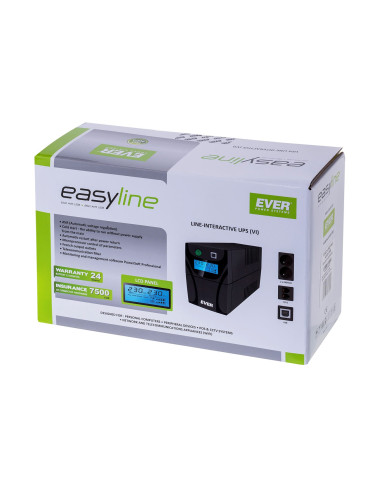 Zasilacz Ups Ever Easyline 650Avr Usb (T/Easyto-000K65/00)