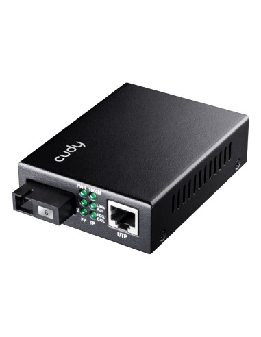 Cudy Mc100Gsb-60B Konwerter Sieciowy 1000 Mbit/S Multifunkcyjny, Pojedynczy Czarny
