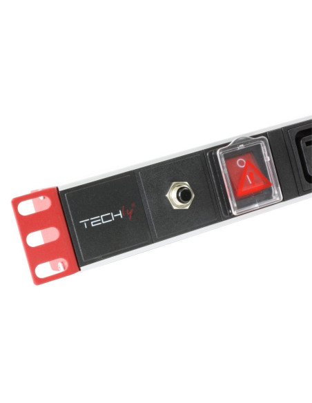 Techly I-Case Strip-813T Części Do Stojaków Listwa Zasilająca