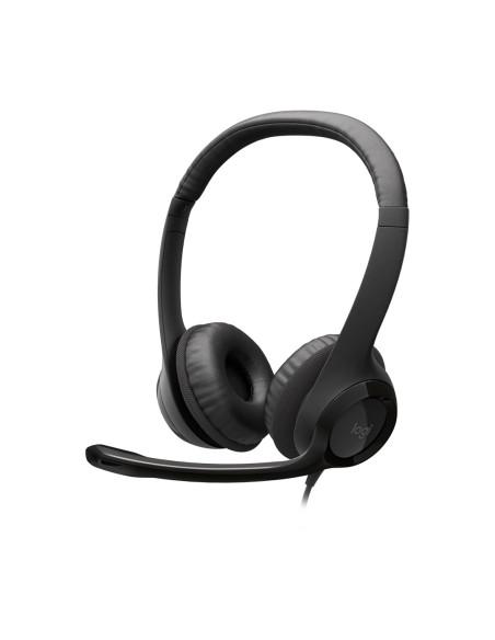 Logitech H390 Zestaw Słuchawkowy Przewodowa Opaska Na Głowę Biuro/Centrum Telefoniczne Usb Typu-A Czarny