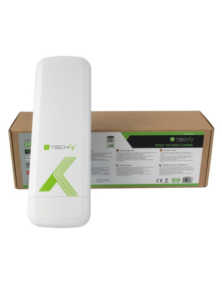 Techly I-Wl-Cpe880 Punkt Dostępowy Wlan 300 Mbit/S Biały Obsługa Poe