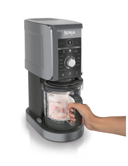 Ninja Creami Deluxe Shaker Do Robienia Lodów 2,1 L 800 W Czarny, Szary