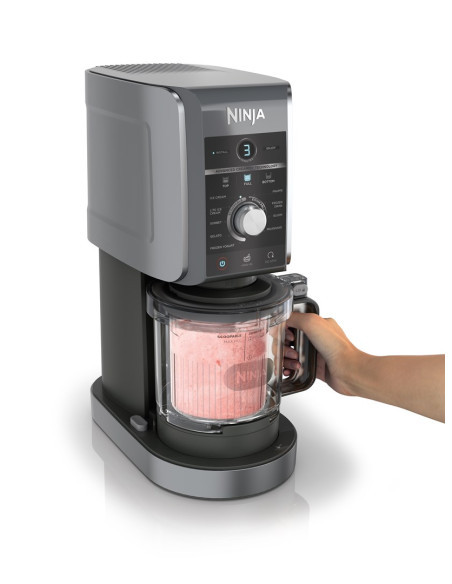 Ninja Creami Deluxe Shaker Do Robienia Lodów 2,1 L 800 W Czarny, Szary
