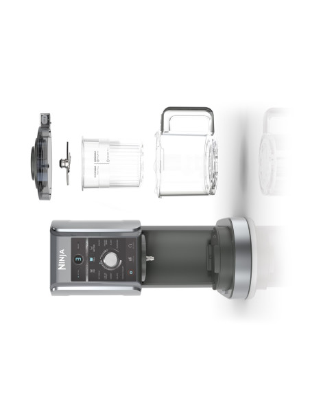Ninja Creami Deluxe Shaker Do Robienia Lodów 2,1 L 800 W Czarny, Szary
