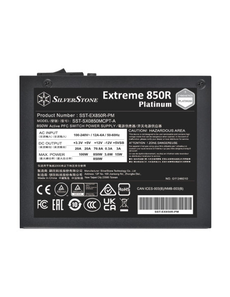 Silverstone Sst-Ex850R-Pm Moduł Zasilaczy 850 W 20-Pin Atx Sfx Czarny
