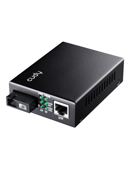 Cudy Mc100Gsb-40A Konwerter Sieciowy 1000 Mbit/S Multifunkcyjny, Pojedynczy Czarny